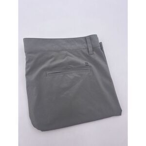 Free Fly Shorts Men 38 Gray Chino Wicking Stretch Clubhouse Golf‎ 9" Inseam
